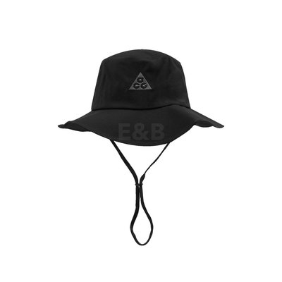 全新 Nike ACG Logo Bucket Hat 黑 帽子 漁夫帽 登山帽