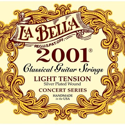 古典吉他弦 La Bella 2001L 古典吉他弦 低張力 美國 新包裝 -【黃石樂器】