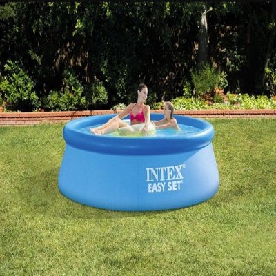 INTEX28110戶外野營家庭游泳池 8"碟形水池 AGP水池 簡易水池