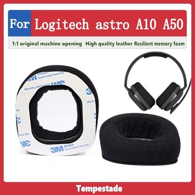 適用於 Logitech astro A10 A50 耳機套 頭戴式耳罩 耳機罩 耳機保護套 皮耳套 替換配件