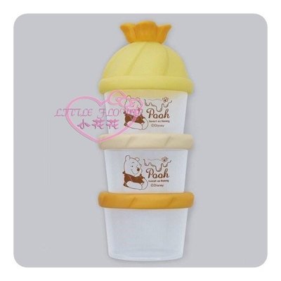 ♥小公主日本精品♥ 迪士尼奶粉罐分裝盒 蓋子迪士尼頭造型 3種款式可以選擇 ~3