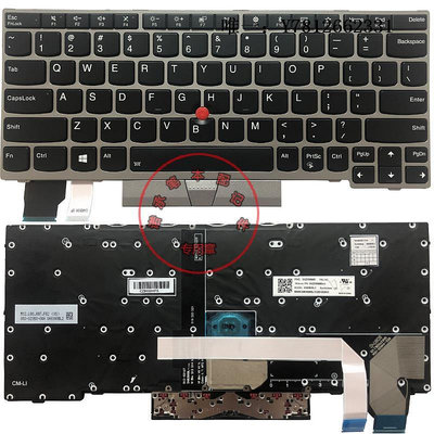 電腦零件適用聯想 ThinkPad X280 A285 L13 Yoga S2 5th 01YP160 鍵盤全新筆電配件