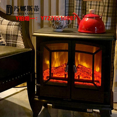 壁爐歐式裝飾電子壁爐小型暖風機3D仿真火焰取暖器家用臥室節能暖氣爐