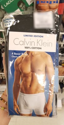 [RR小屋] Calvin Klein 合身 四角褲 拉鍊旅行袋包裝 美國代購 四入組 小賈 貝克漢 CK 內褲