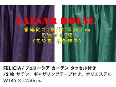╭☆卡森小舖☆╮【IKEA】 FELICIA 鮮豔亮麗 窗簾穿管式落地款-多款顏色選擇-絕版免運費