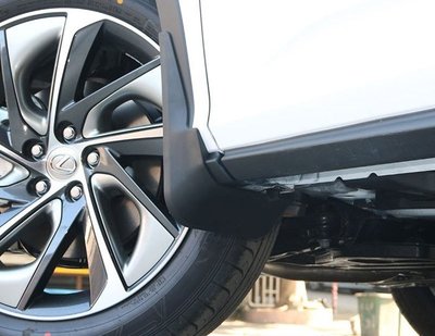 【頂級汽車精品】高品質 Lexus NX200T NX300H 專用 工程 軟膠檔泥板 擋泥板 改裝
