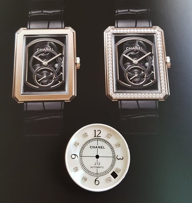 CHANEL 香奈兒 J12   鑲嵌真鑽   手錶面盤