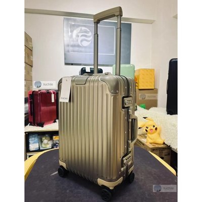 RIMOWA Original Cabin 高端陽極氧化鋁合金材質 香檳色 登機箱 行李箱 92553034