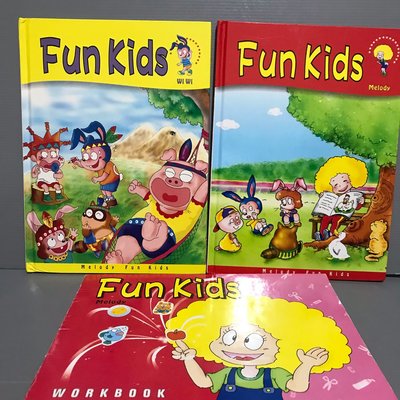 湘芸（美語2本書 【Melody Fun Kid美樂蒂 fun kids】 送BOOK+21張卡】 有畫記