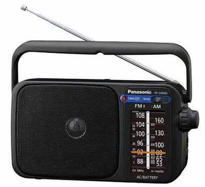 【台北實體店/來電更便宜 】 Panasonic國際【公司貨】RF-2400D攜帶性收音機
