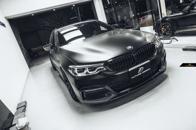 【政銓企業有限公司】BMW G30 G31 升級 MP 款 三件式 高品質 碳纖維 卡夢 CARBON 前下巴 免費安裝