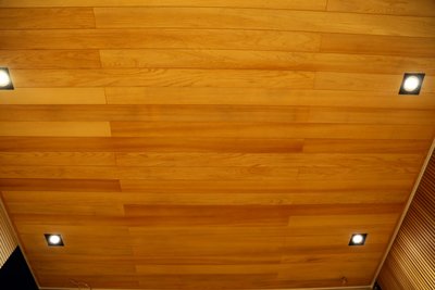 【原味手工家具】寮國檜木實木天花板-台南 原木 家具
