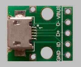 ►671◄MICRO USB轉Dip 母座B型 邁克5p 貼片轉直插 轉接板 已焊接 母頭