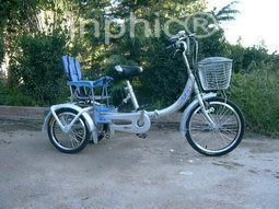 INPHIC-親子三輪車三輪親子車母子車攜帶兒童車三輪自行車