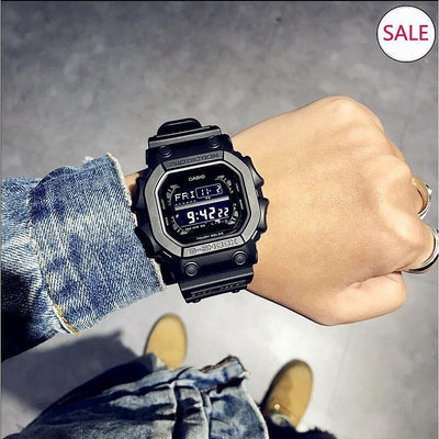 二手全新CASIO 卡西歐手錶 G-SHOCK GX-56BB-1 純黑BB系列防水運動大錶面手錶 潛水手錶