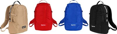 2018 S/S SUPREME 44TH BACKPACK 反光 後背包 背包 紅色