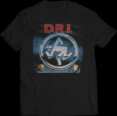 E美國進口正品滑板搖滾樂團T恤 D.R.I. 硬核龐克跑步始祖 THRASH METAL短袖衣服男女鞋滑板面輪吋DRI