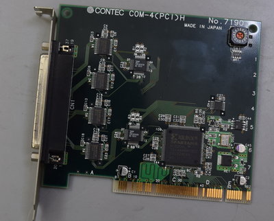 行家馬克 CONTEC COM-4(PCI)H NO: 7190 串行通訊總線板卡 買賣專業維修