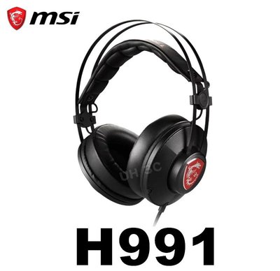 *現貨供應【UH 3C】MSI 微星 H991 GAMING HEADSET 電競耳機 麥克風 有線耳機 頭戴式 耳麥