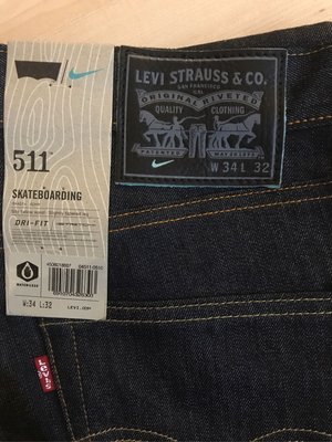 levis 511 skateboarding