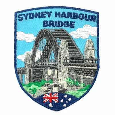【A-ONE】澳洲雪梨大橋刺繡 刺繡布章 貼布 布標 燙貼 徽章 肩章 識別章 背包貼NO.416