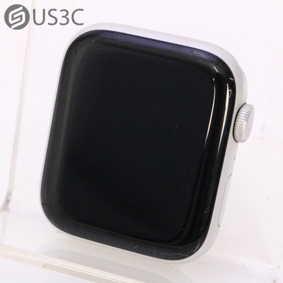 【US3C-高雄店】【一元起標】台灣公司貨 Apple Watch 6 44mm GPS版 銀色 鋁合金錶殼 智能穿戴 蘋果手錶 智慧型手錶 智慧手錶