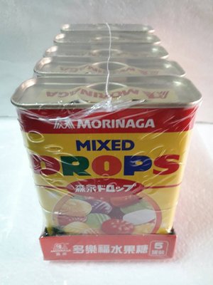 懷舊零食 森永 多樂福 水果糖 (5罐裝)