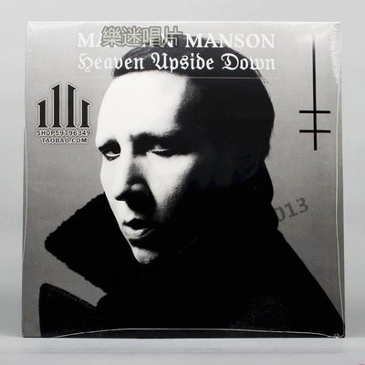 樂迷唱片~唱片~瑪麗蓮曼森 MARILYN MANSON Heaven Upside Down LP 黑膠唱片