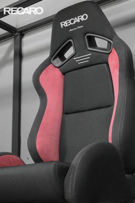 全新進口RECARO SR-7 AE 黑/紅ultrasuede®世界限定可調賽車椅 非BRIDE OMP 無限