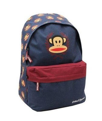 預購 PAUL FRANK - JULIUS MONKEY 孩童 可愛大嘴猴雙肩後背包 雙拉鍊書包 旅行包 休閒背包