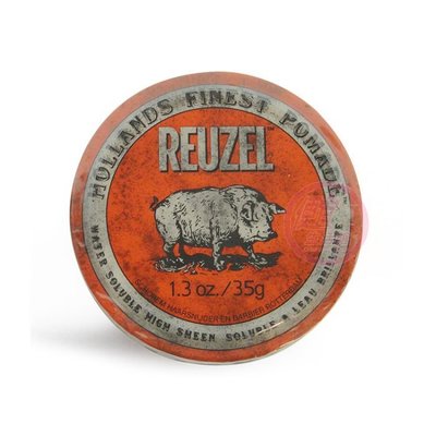 便宜生活館【造型品】REUZEL 紅豬油 髮油 水洗式油性髮油 1.3oz(35G) 另有粉紅豬/藍豬 (可超取)