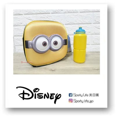 【SL美日購】Disney Lunch Bag and Bottle 迪士尼 3D圖案 便當盒 便當袋 水壺 小小兵