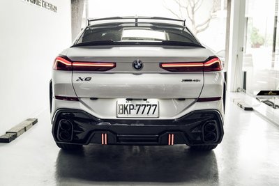 【政銓企業有限公司】BMW G06 X6 升級 FD品牌 高品質 碳纖維 卡夢 CARBON 後下巴 含四出尾飾管完工價