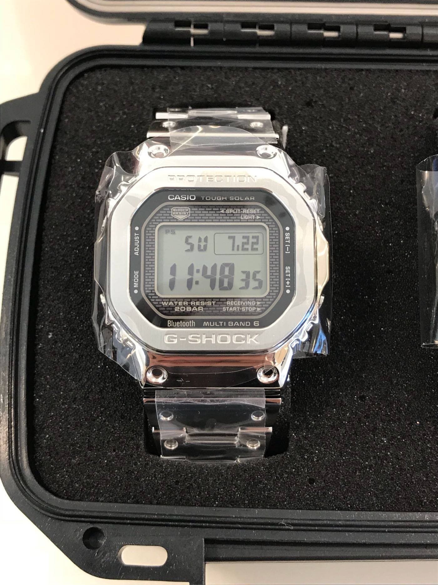 Casio G Shock 金 銀 銀黑膠gmw B5000 木村拓哉 Yahoo奇摩拍賣