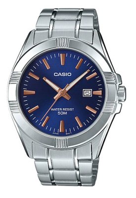 【天龜 】CASIO 潮流簡約紳士不鏽鋼腕錶 MTP-1308D-2A