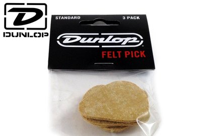 小叮噹的店-PICK 彈片 美國Dunlop 8012P 3入裝 Felt Pick 羊毛氈