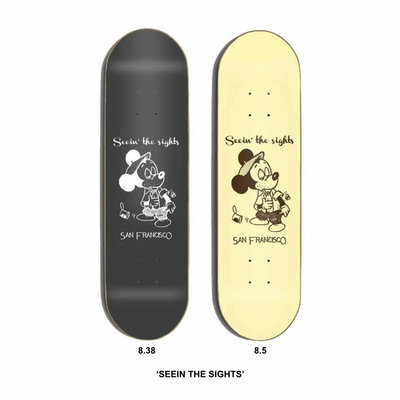 SNACK 美國滑板品牌 SEEIN THE SIGHTS 楓木板身 2種寬度 現貨 附發票