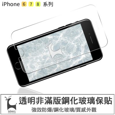 iPhone非滿版防爆透明玻璃貼 9H高硬度保貼 螢幕貼 蘋果鋼化膜iphone7 7P 8P 6 6P 6S Plus