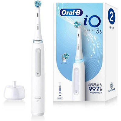 德力百货公司德力百货公司日本直送 Braun Oral B iO3S 純白 電動牙刷 iOG31A60WT
