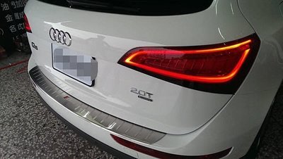 巨城汽車精品 AUDI Q5 S-LINE 後護板 後飾板 材質 白鐵不鏽鋼 MTM ABT 新竹 威德