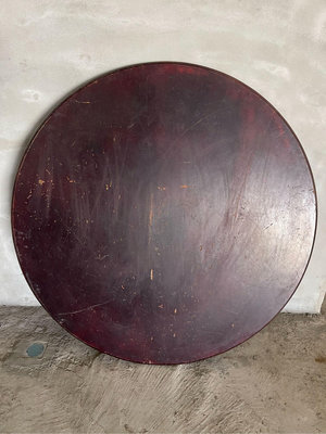 4尺 肖楠 ㄧ塊板 大圓桌 厚3公分 有小裂