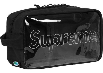 SUPREME FW18 45TH UTILITY BAG 透明包 小包 功能包 化妝包