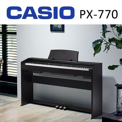 小叮噹的店- CASIO Privia PX-770 88鍵 專業數位鋼琴 電子鋼琴 (PX-770)