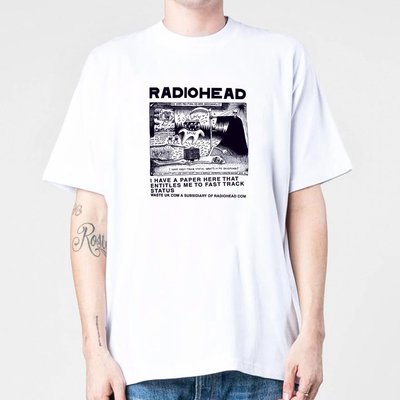 RADIOHEAD Ice Cap 短袖T恤 5色 電台司令英國潮T設計搖滾街頭樂團滑板插畫可愛