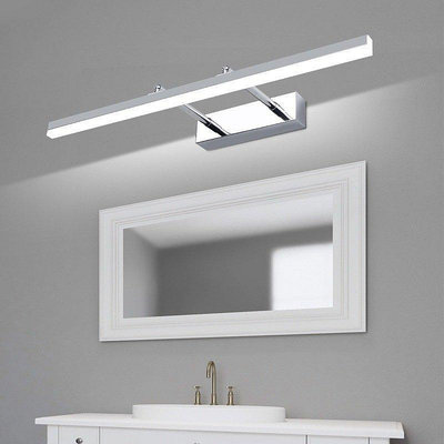 浴室鏡前燈中式led家用金色簡約燈柜子衛生間伸縮折疊80cm洗手臺