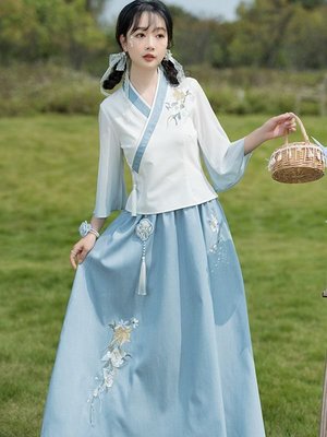 快速到貨 夏季新款民國風氣質女裝中式復古繡花改良漢服唐裝禪茶服套裝