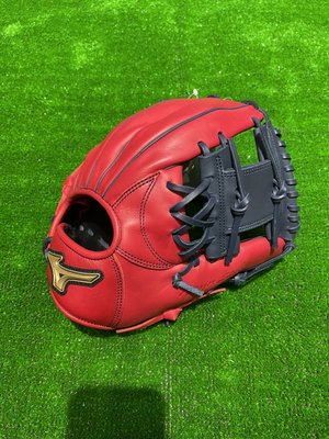 棒球世界全新 MIZUNO美津濃MAJOR STYLE 棒壘手套1AJGR16813-6229特價紅色