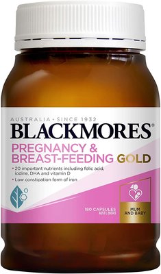 代購澳洲Blackmores Pregnancy & Breast-Feeding Gold (180顆)