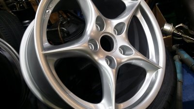 PORSCHE 原廠鋁圈 18吋 鍛造輕量化 前後配 適用BENZ/AUDI/VW/VAG車系 輪胎 鋁圈