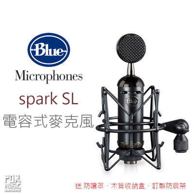 【搖滾玩家樂器】全新 公司貨 免運 送 防噴罩 Blue Spark SL 電容式麥克風 錄音室 專業 心型